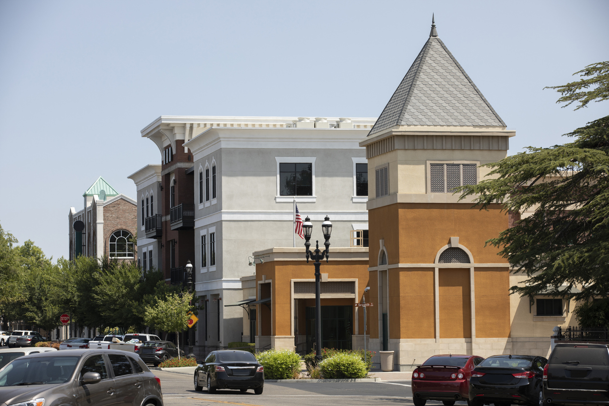 Panoramic Image of Clovis, CA